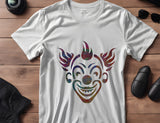Evil Clown Smiling Stencil (531)