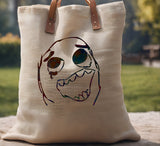 Comic Rage Happy Face Tears Joy Drawing Stencil (535)