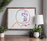 Comic Rage Y U No Drawing Stencil (538)