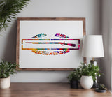 Army Combat Infantry Badge large Custom Stencil (53)