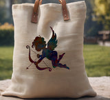 Cupid Bow Angel Wings Stencil (540)