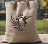 Tribal Unicorn Dragon Stencil (543)