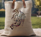 Tribal Full Body Dragon Stencil (544)