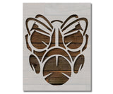 Gas Mask Full Stencil (547)