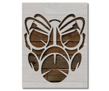 Gas Mask Full Stencil (547)