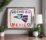 Hecho En Mexico Eagle Aguila Stencil (549)