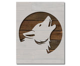 Howling Wolf Moon Stencil (552)