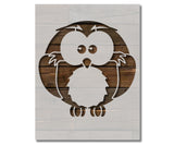 Cartoon Owl Stencil (571)