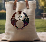 Cartoon Owl Stencil (571)