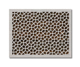 Brick Pattern Rectangle Stencil (573)