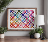 Brick Pattern Rectangle Stencil (573)