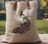 Peacock Feathers Stencil (574)