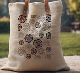 Roses Pattern Stencil (581)