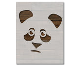 Sad panda Ears Stencil (582)