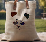 Sad panda Ears Stencil (582)