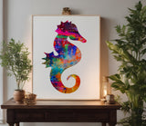 Seahorse Stencil (583)