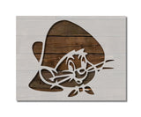 Speedy Gonzales Cartoon Mouse Stencil (587)