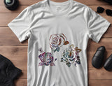Roses Three Stencil (594)