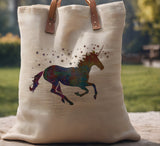 Unicorn Running Stars Stencil (605)