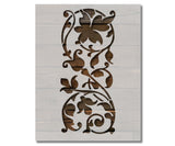 Vine Flowers Stencil (608)