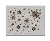 Snowflakes Christmas Snow Winter  Stencil (615)