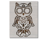 Owl Tribal Pretty Stencil (618)