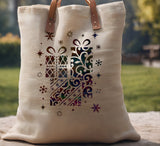 Christmas Present Holiday Snow Stars Stencil (627)