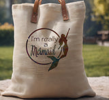 I'm Really A Mermaid Circle  Stencil (633)