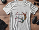 I'm Really A Mermaid Circle  Stencil (633)