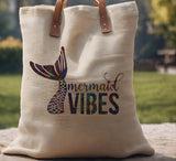 Mermaid Vibes Tail Scales Stencil (634)