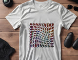 Circles Circle Illusion Wave Pattern Stencil (641)