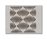 Illusion Pattern Lines Stencil (642)