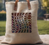 Illusion Honeycomb Bent Wavevs Distorted  Stencil (643)