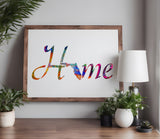 Florida State Home Love Stencil (675)