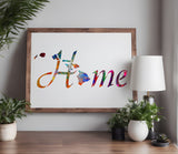 Hawaii State Home Love Stencil (677)