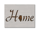 Illinois State Home Love Stencil (679)