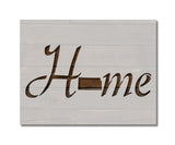 Kansas State Home Love Stencil (682)