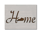 Kentucky State Home Love Stencil (683)