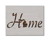 Michigan State Home Love Stencil (688)