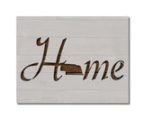 Nebraska State Home Love Stencil (693)