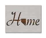 Nevada State Home Love Stencil (694)