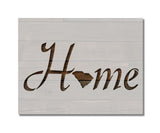 South Carolina State Home Love Stencil (706)