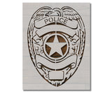 Police Badge Police Department Stencil (719)