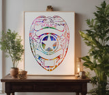 Police Badge Police Department Stencil (719)