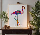 Flamingo Pink Bird Custom Stencil (71)