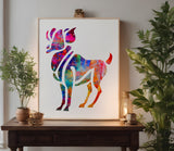 Aries Zodiac Astrology Sign Symbol Stencil (731)