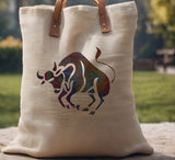 Taurus Zodiac Astrology Sign Symbol Stencil (732)