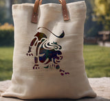 Leo Zodiac Astrology Sign Symbol Stencil (735)