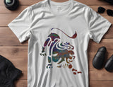 Leo Zodiac Astrology Sign Symbol Stencil (735)