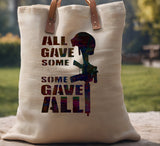 All Gave Some Some Gave All Helmet Gun Stencil (754)